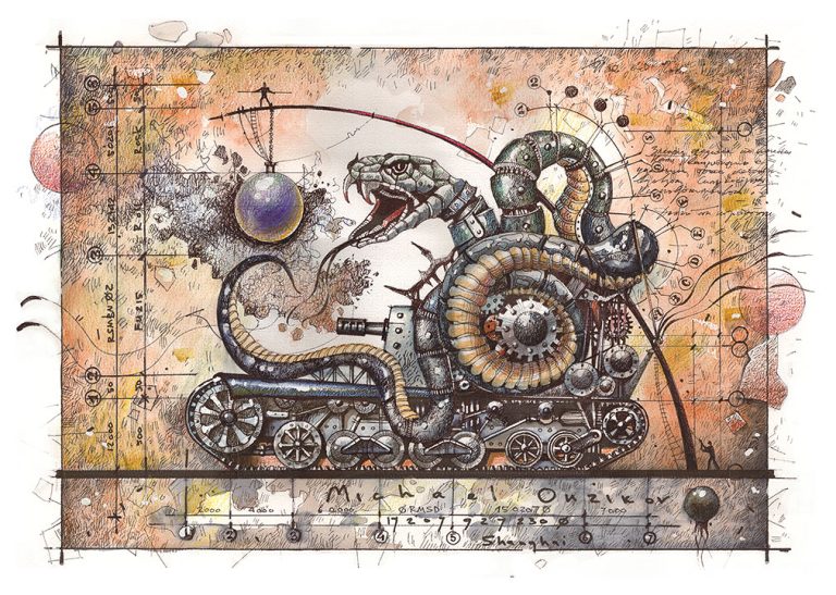 Michael Ouzikov. Михаил Узиков. Steampunk Animals