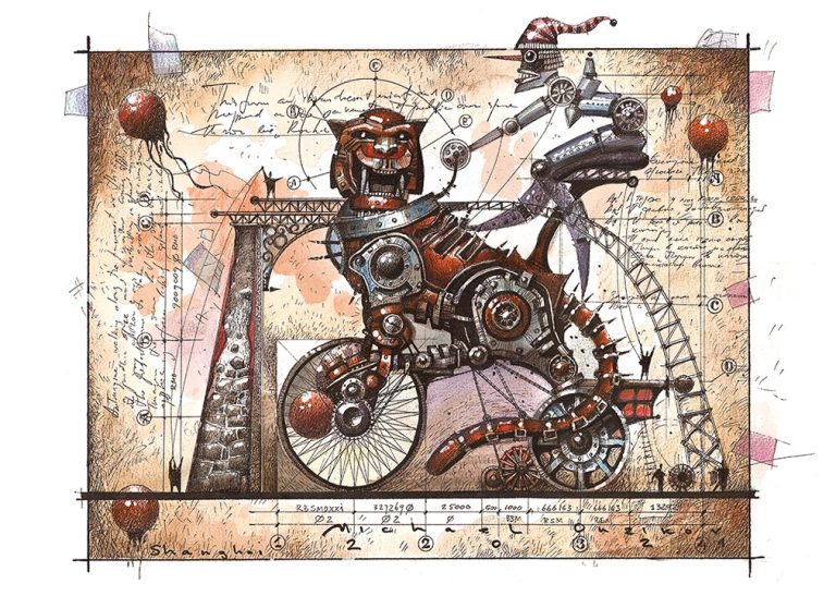 Michael Ouzikov. Михаил Узиков. Steampunk Animals