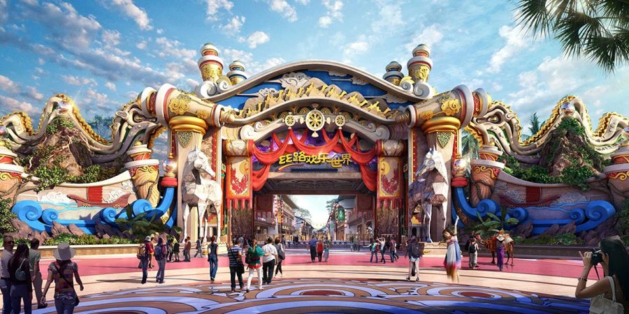 Michael Ouzikov. Silk Road Paradise Park, Xian, China, 2017